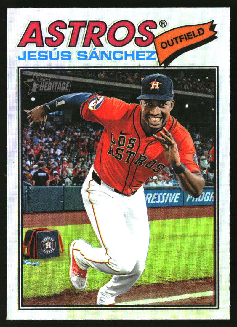 Jesús Sánchez 2026 Topps Heritage #176 Chrome Refractors