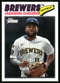 Jackson Chourio 2026 Topps Heritage #272 Chrome