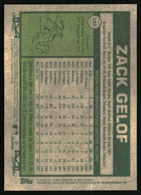 Zack Gelof 2026 Topps Heritage #186 Chrome