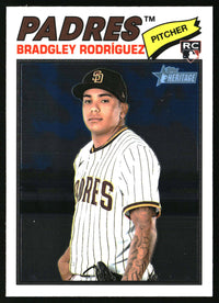 Bradgley Rodriguez 2026 Topps Heritage #148 Chrome RC