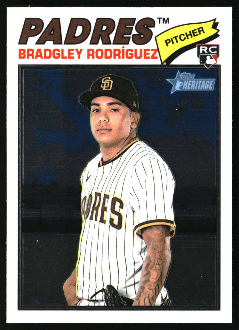 Bradgley Rodriguez 2026 Topps Heritage #148 Chrome RC
