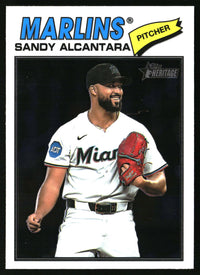 Sandy Alcantara 2026 Topps Heritage #76 Chrome