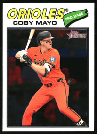 Coby Mayo 2026 Topps Heritage #49 Chrome