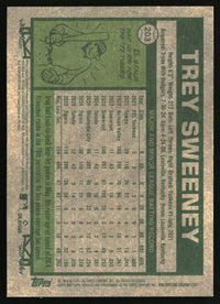 Trey Sweeney 2026 Topps Heritage #203 Chrome