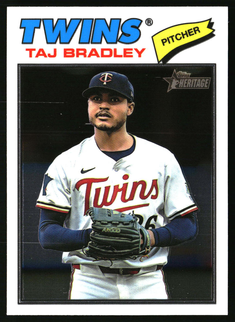 Taj Bradley 2026 Topps Heritage #38 Chrome