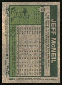 Jeff McNeil 2026 Topps Heritage #54 Chrome