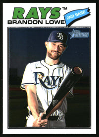 Brandon Lowe 2026 Topps Heritage #369 Chrome