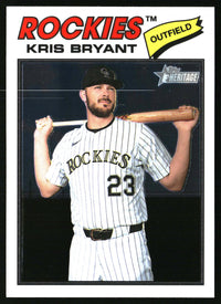 Kris Bryant 2026 Topps Heritage #22 Chrome