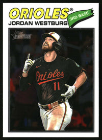 Jordan Westburg 2026 Topps Heritage #184 Chrome