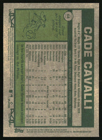 Cade Cavalli 2026 Topps Heritage #68 Chrome