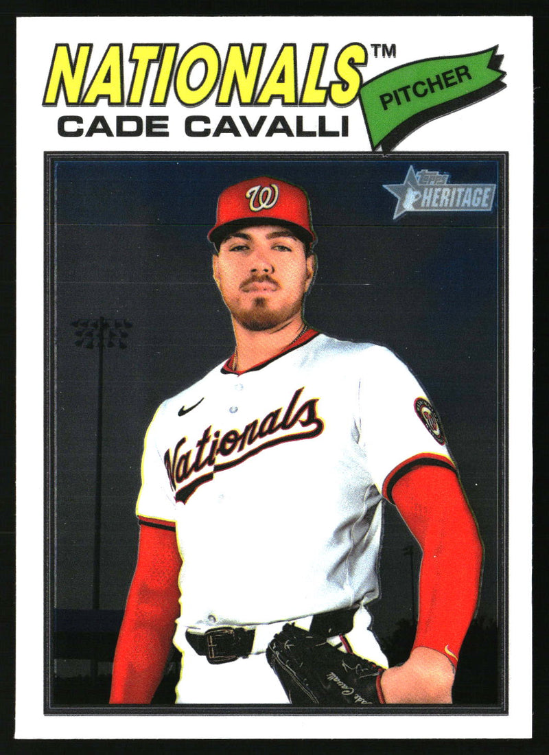 Cade Cavalli 2026 Topps Heritage #68 Chrome