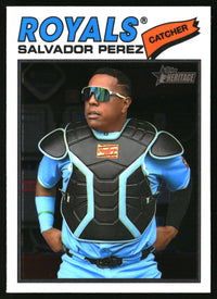 Salvador Perez 2026 Topps Heritage #320 Chrome