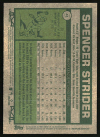 Spencer Strider 2026 Topps Heritage #41 Chrome