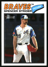 Spencer Strider 2026 Topps Heritage #41 Chrome