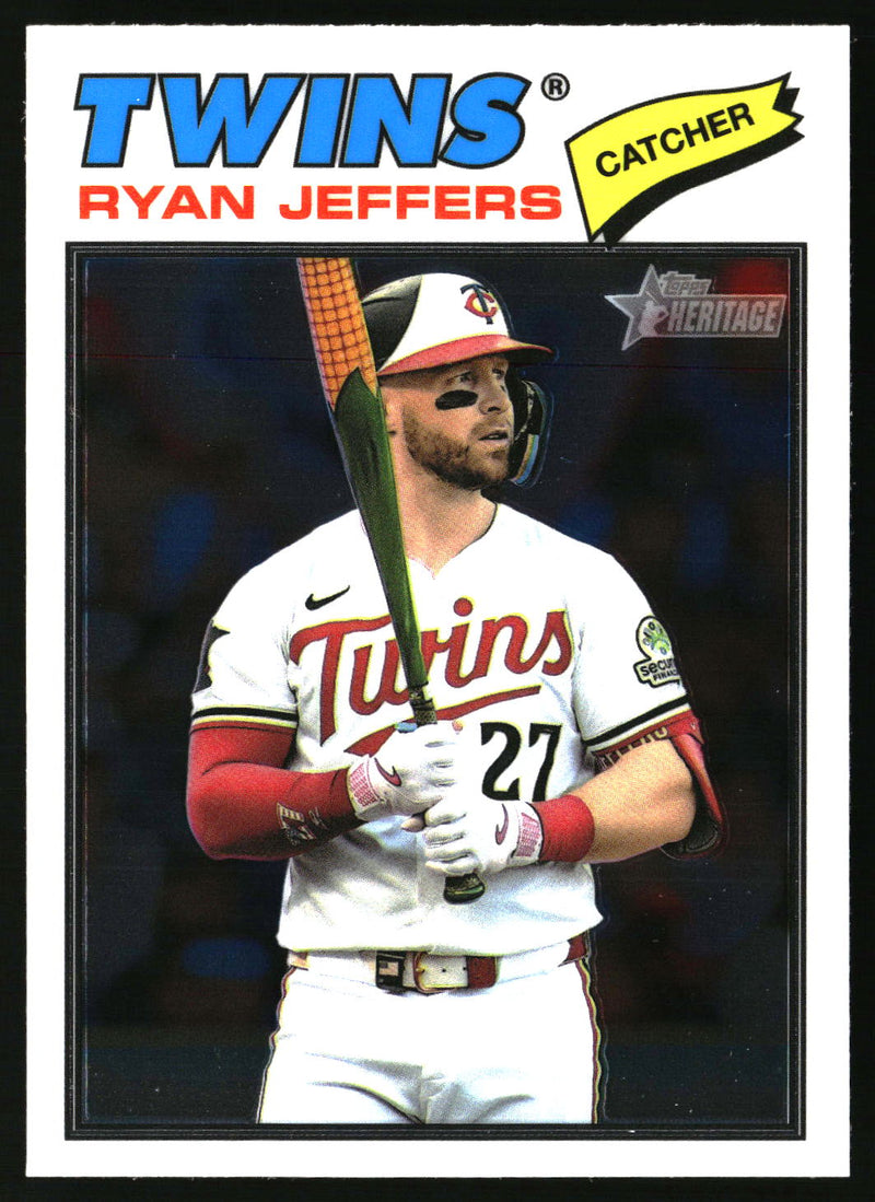 Ryan Jeffers 2026 Topps Heritage #226 Chrome