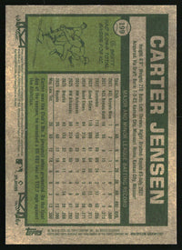 Carter Jensen 2026 Topps Heritage #199 Chrome RC