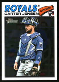 Carter Jensen 2026 Topps Heritage #199 Chrome RC