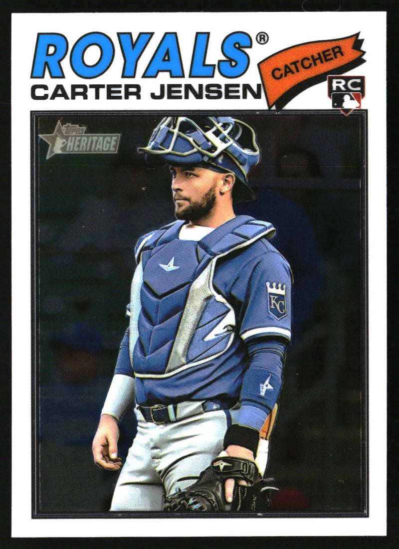 Carter Jensen 2026 Topps Heritage #199 Chrome RC
