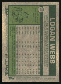 Logan Webb 2026 Topps Heritage #82 Chrome