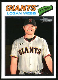Logan Webb 2026 Topps Heritage #82 Chrome