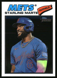 Starling Marte 2026 Topps Heritage #213 Chrome