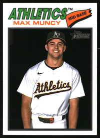 Max Muncy 2026 Topps Heritage #105 Chrome