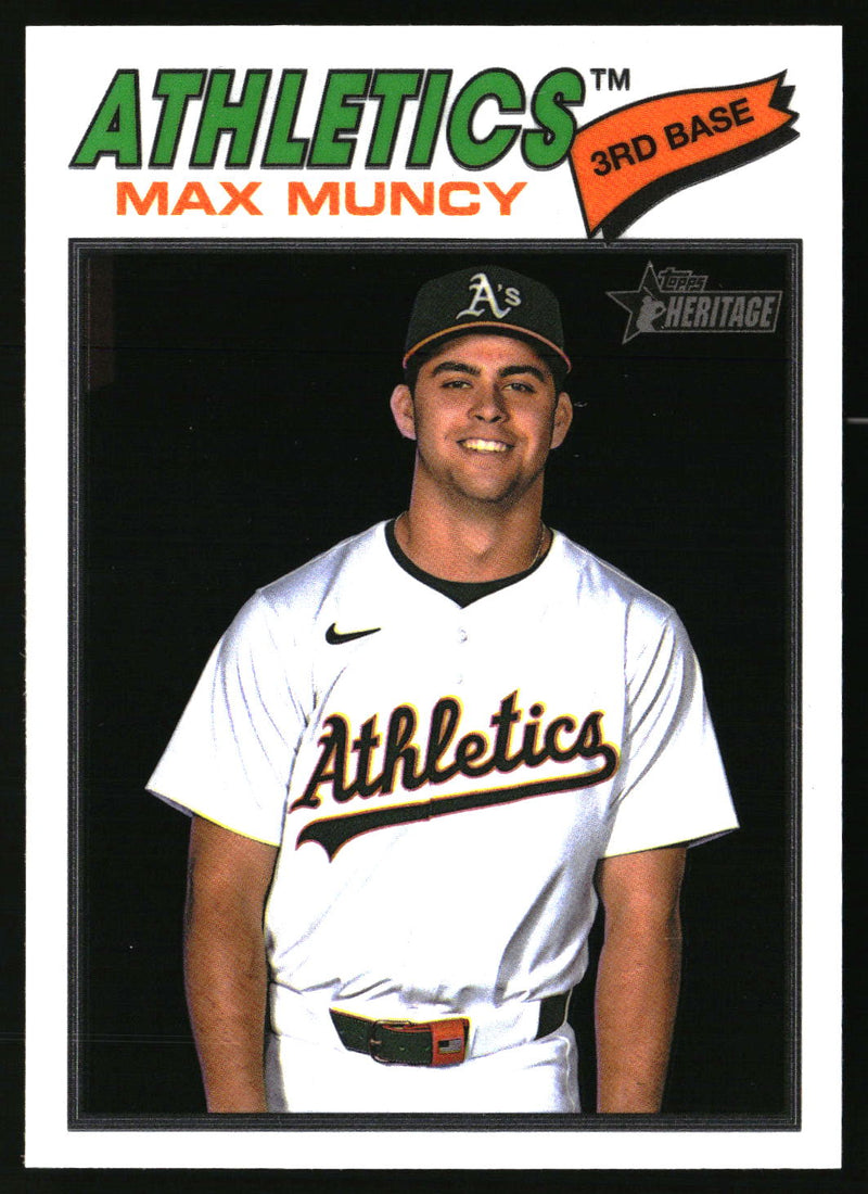 Max Muncy 2026 Topps Heritage #105 Chrome