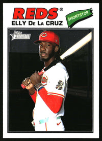 Elly De La Cruz 2026 Topps Heritage #70 Chrome