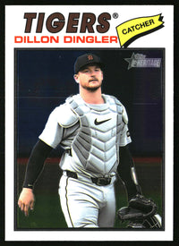 Dillon Dingler 2026 Topps Heritage #73 Chrome
