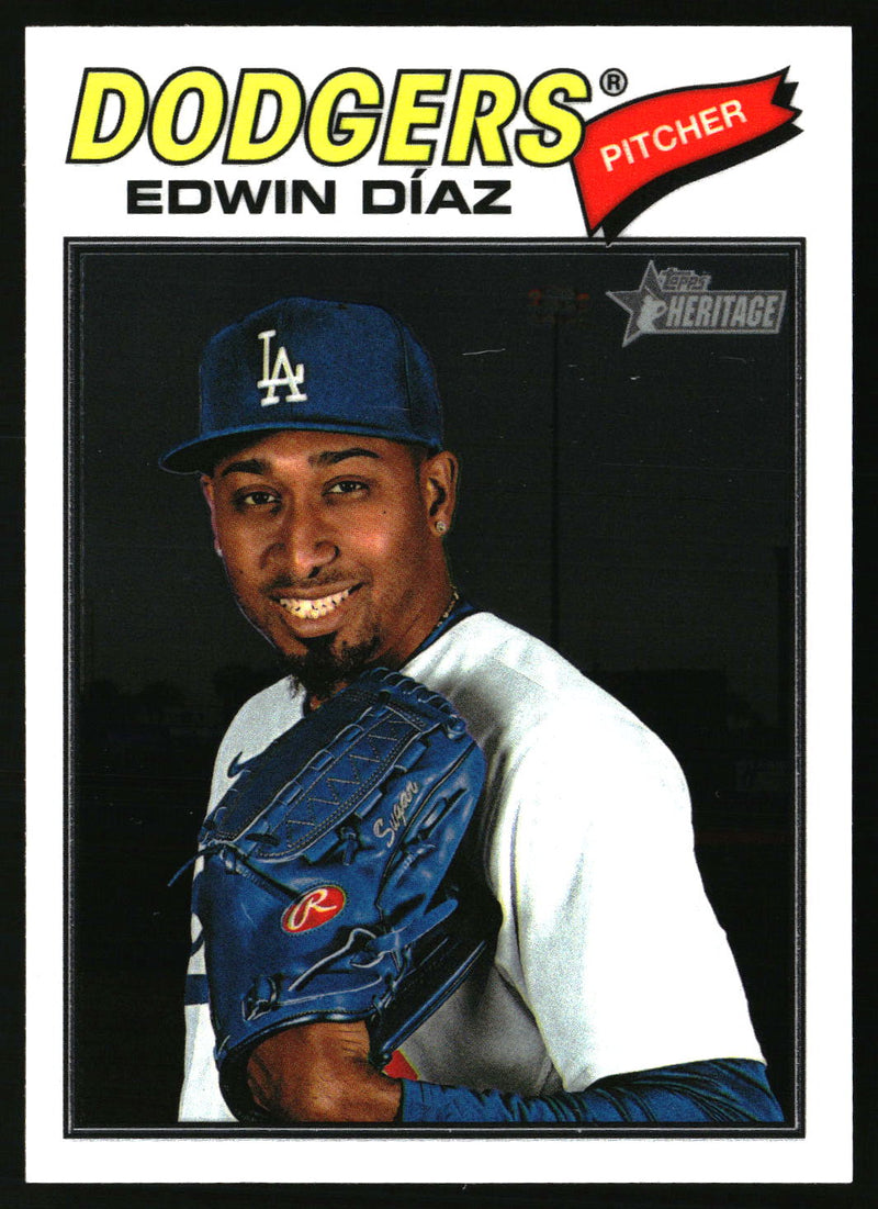 Edwin Díaz 2026 Topps Heritage #36 Chrome