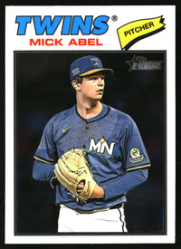 Mick Abel 2026 Topps Heritage #292 Chrome