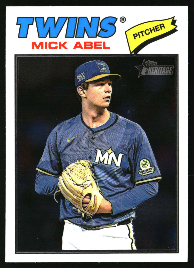 Mick Abel 2026 Topps Heritage #292 Chrome