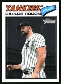 Carlos Rodón 2026 Topps Heritage #385 Chrome