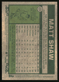 Matt Shaw 2026 Topps Heritage #299 Chrome