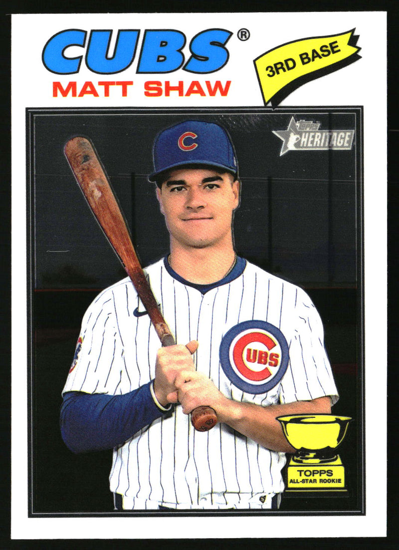 Matt Shaw 2026 Topps Heritage #299 Chrome