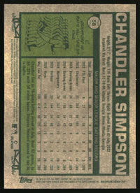 Chandler Simpson 2026 Topps Heritage #58 Chrome