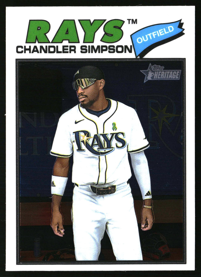 Chandler Simpson 2026 Topps Heritage #58 Chrome