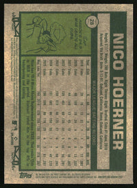 Nico Hoerner 2026 Topps Heritage #28 Chrome