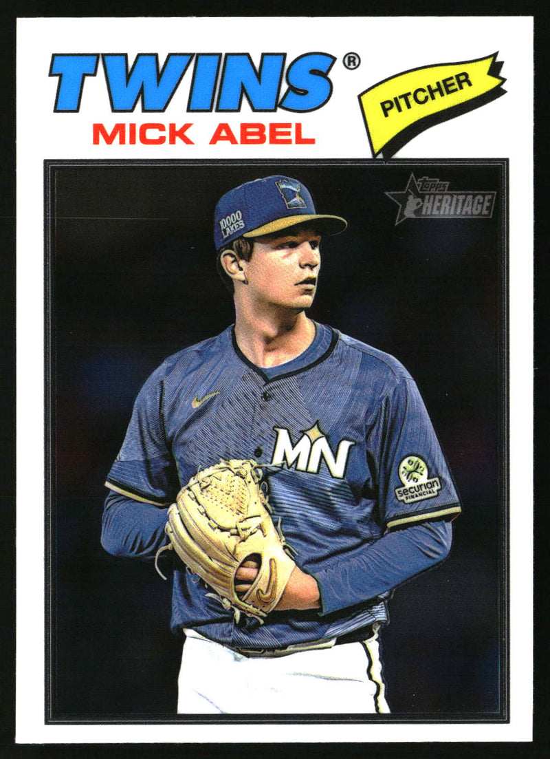 Mick Abel 2026 Topps Heritage #292 Chrome