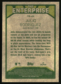 Julio Rodriguez 2026 Topps Heritage #TE-JR The Enterprise