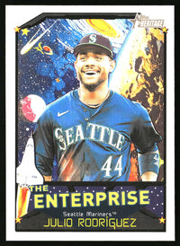 Julio Rodriguez 2026 Topps Heritage #TE-JR The Enterprise