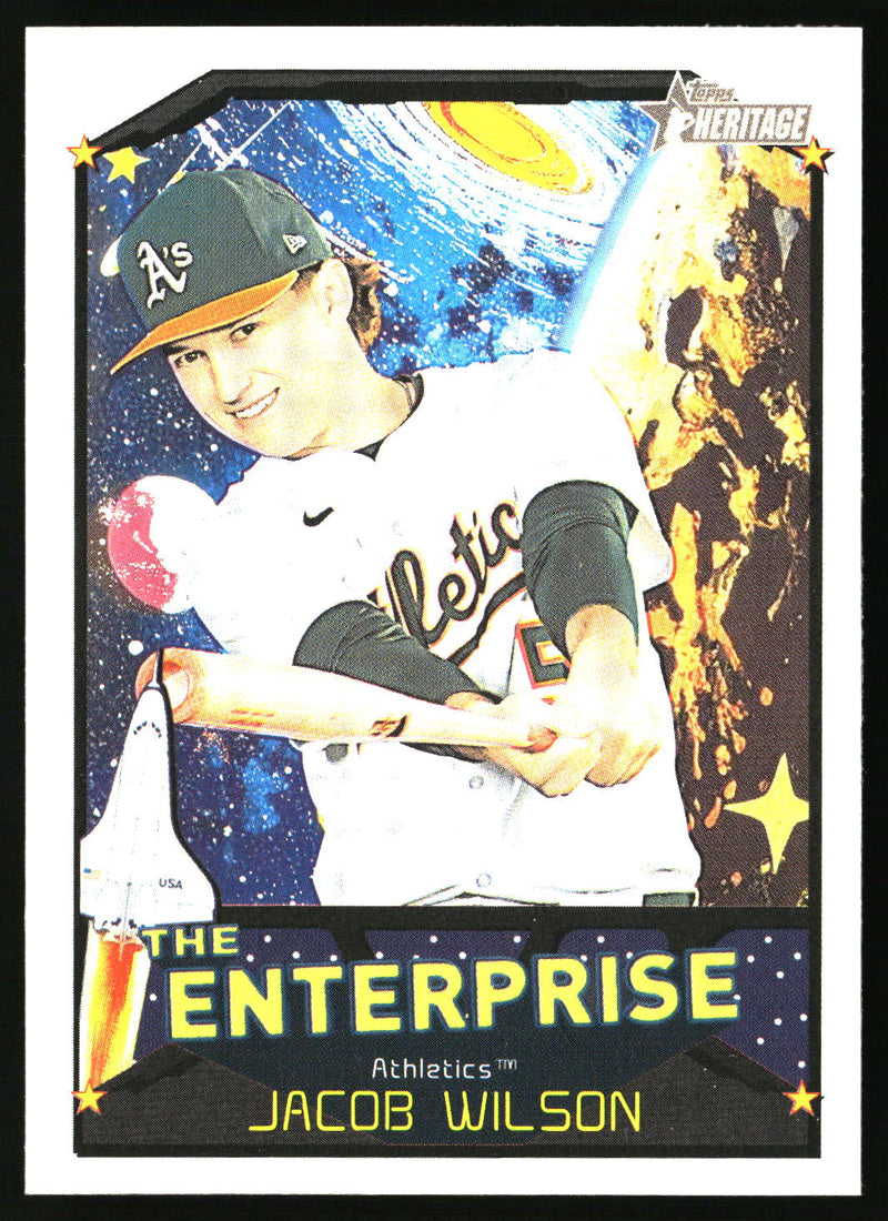 Jacob Wilson 2026 Topps Heritage #TE-JW The Enterprise