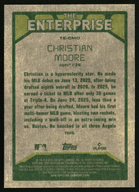 Christian Moore 2026 Topps Heritage #TE-CMO The Enterprise