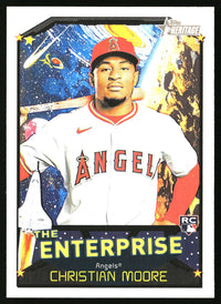 Christian Moore 2026 Topps Heritage #TE-CMO The Enterprise