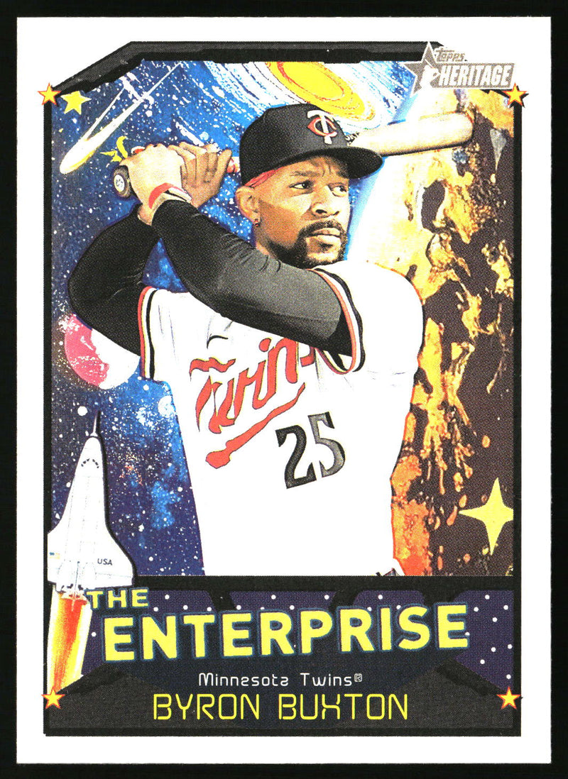 Byron Buxton 2026 Topps Heritage #TE-BBU The Enterprise