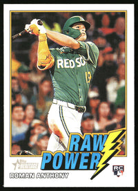 Roman Anthony 2026 Topps Heritage #RP-RA Raw Power