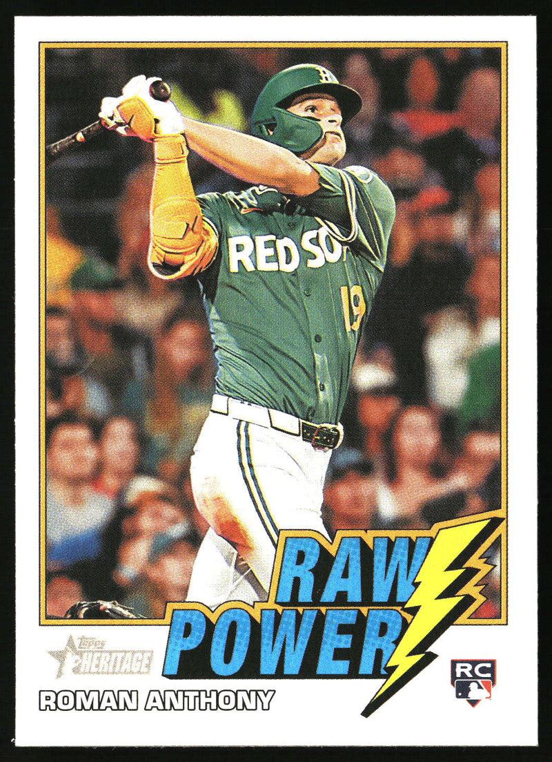 Roman Anthony 2026 Topps Heritage #RP-RA Raw Power