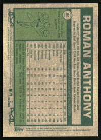 Roman Anthony 2026 Topps Heritage #86 RC