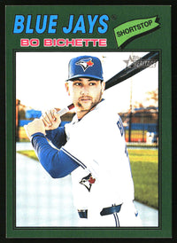 Bo Bichette 2026 Topps Heritage #122 Dark Green