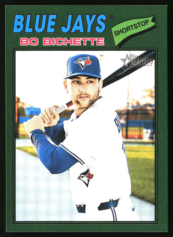Bo Bichette 2026 Topps Heritage #122 Dark Green